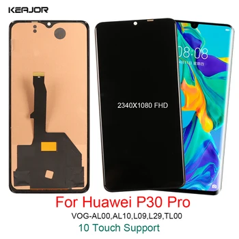 

Display For Huawei P30 Pro LCD Touch Screen AAA Quality Digitizer Replacment For Huawei P30 Pro 6.47" VOG-L29,L09 LCD Display