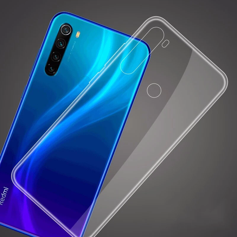 Чехол для Xiaomi Redmi Note 8 TPU Силиконовый прочный прозрачный мягкий чехол для Xiaomi Redmi Note 8 Pro защитная задняя крышка