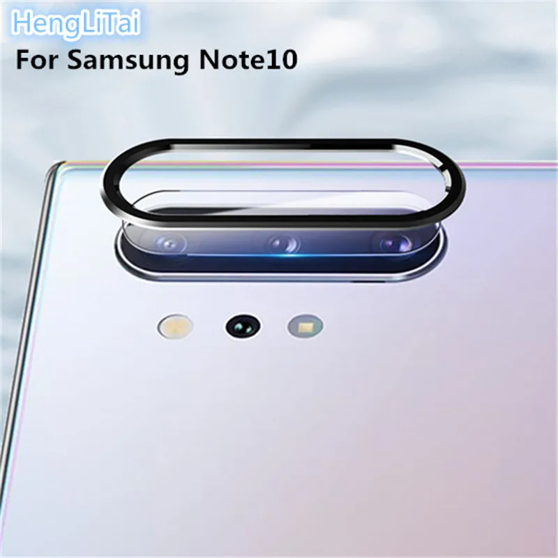 Tempered Glass Screen Protector On The For Samsung galaxy S10 Note10 plus Camera Lens Protective Glass Ring Cover Case