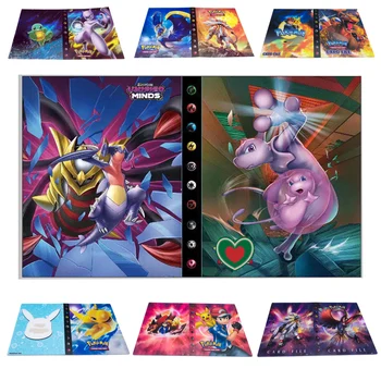

2019 Newest 23Styles 240Pcs Holder Album Toys Collection pokemon Cards Album Book Top Loaded List Toys Gift for Children