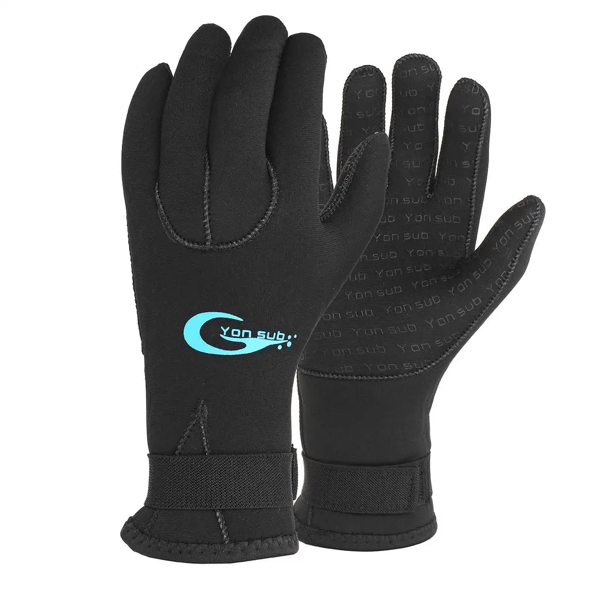 S-XL 3 мм неопреновый гидрокостюм для дайвинга, перчатки для серфинга, теплые перчатки для подводного плавания, оборудование для дайвинга - Цвет: Черный