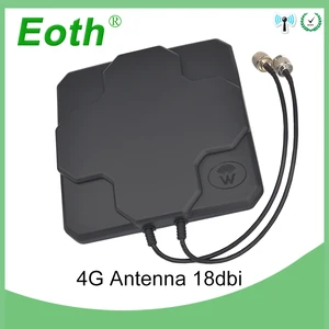 Image 2 - 4G Lte Antenne N Mannelijke Outdoor Panel High Gain 18dbi 698 2690Mhz 4G Antenne Directionele Mimo externe Antenne Voor Draadloze Router