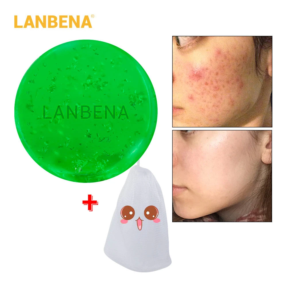Очиститель для лица LANBENA мыло ручной работы с 24 каратным золотом сыворотка