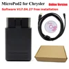 Online Version V17.04.27 MICROPOD 2 Auto Diagnostic Tool For-Chrysler/D-odge/J-p Multi-Languages MicroPod2 OBD2 Scan Tool 1