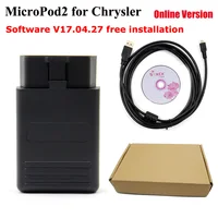 Online Version V17.04.27 MICROPOD 2 Auto Diagnostic Tool For-Chrysler/D-odge/J-p Multi-Languages MicroPod2 OBD2 Scan Tool 1
