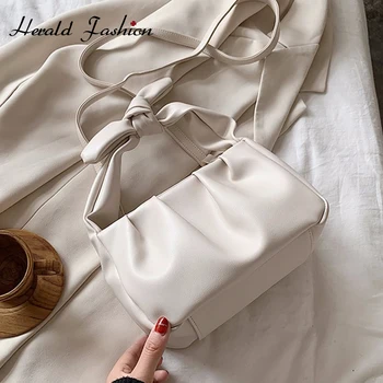 

Luxury Leather Small Handbag Soft Evening Clutches Women Hand Dumpling Bag Leather Crossbody Bag Female Totes Bag Hand Purse