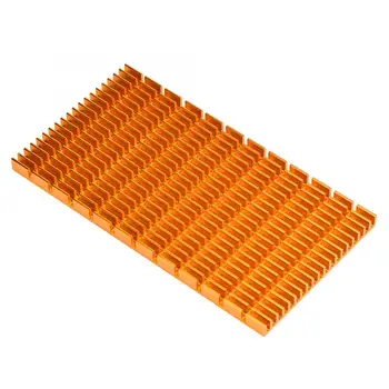 

Golden Heat Sink Aluminum Heat for Multiple Purposes 120 x 64 x 6mm