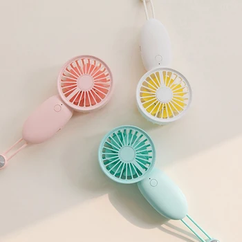 

Portable Mini Handheld Fan USB Rechargeable Double Leaf 5 Wind Speed Quiet Cooling Fan Student Small Electric Fans