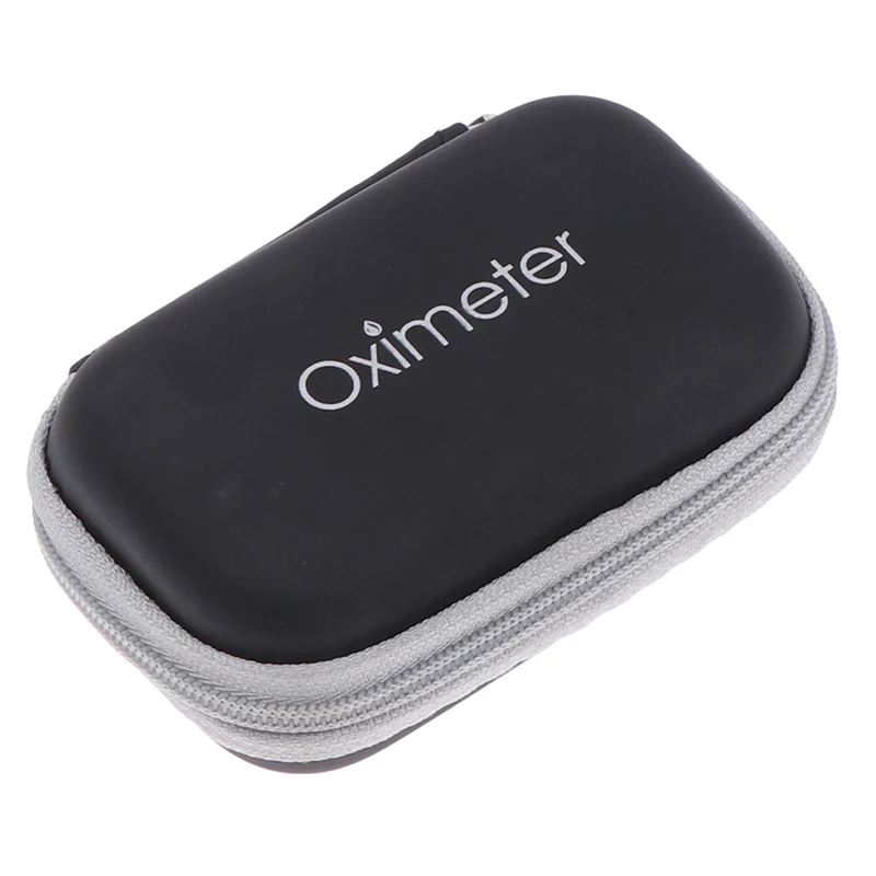 1pc Potable Neutral Finger Pulse Oximeter Storage Bag Blood Oximeter Zipper Bag Protect Box Case