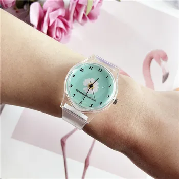 

2020 Fashion Daisy Women Watches Ladies Casual Simple Silicone Band Female Clock Retro Analog Quartz Wristwatch Relogio Feminino