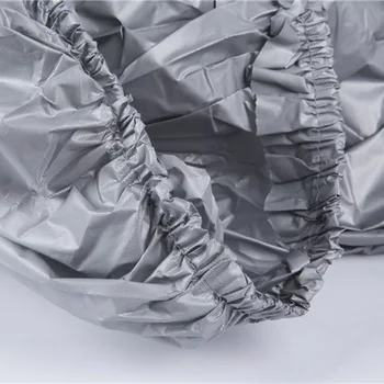

1pc Car Cover Gray Waterproof For SUV Van Truck Dustproof UV-proof Accessories