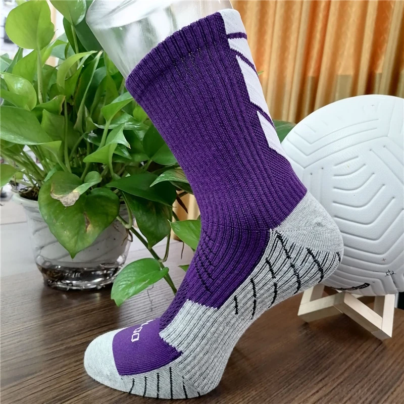 New Sports Anti Slip Soccer Socks Cotton Football Men Socks Women Baseball Rugby Socks