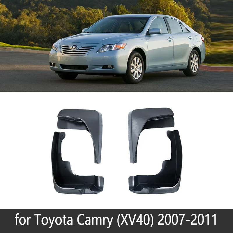 Брызговик для Toyota Camry XV20 XV30 XV40 XV50 XV70 20 30 40 50 70 1997~ Fender брызговик всплеск откидная крышка аксессуары - Название цвета: 2007-2011 XV40