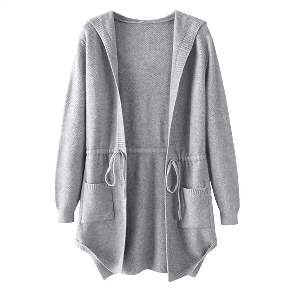 drawstring cardigan