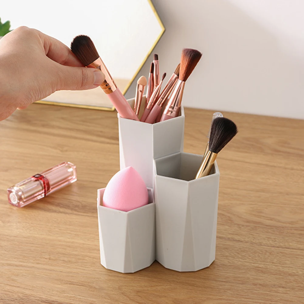 Plastic Desk Cosmetic Storage Box Lipstick Brushes Holder Organizer Nail Polish Boxes Jewelry Display Rack Makeup Tool Kits Plastic Desk Cosmetic Storage Box Lipstick Brushes Holder Organizer Nail Polish Boxes Jewelry Display Rack Makeup Tool Kits