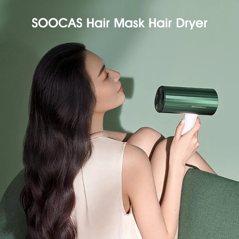 SOOCAS фен для волос HMH001 анион 1800 Вт Высокая мощность 4 режима температуры Велоспорт