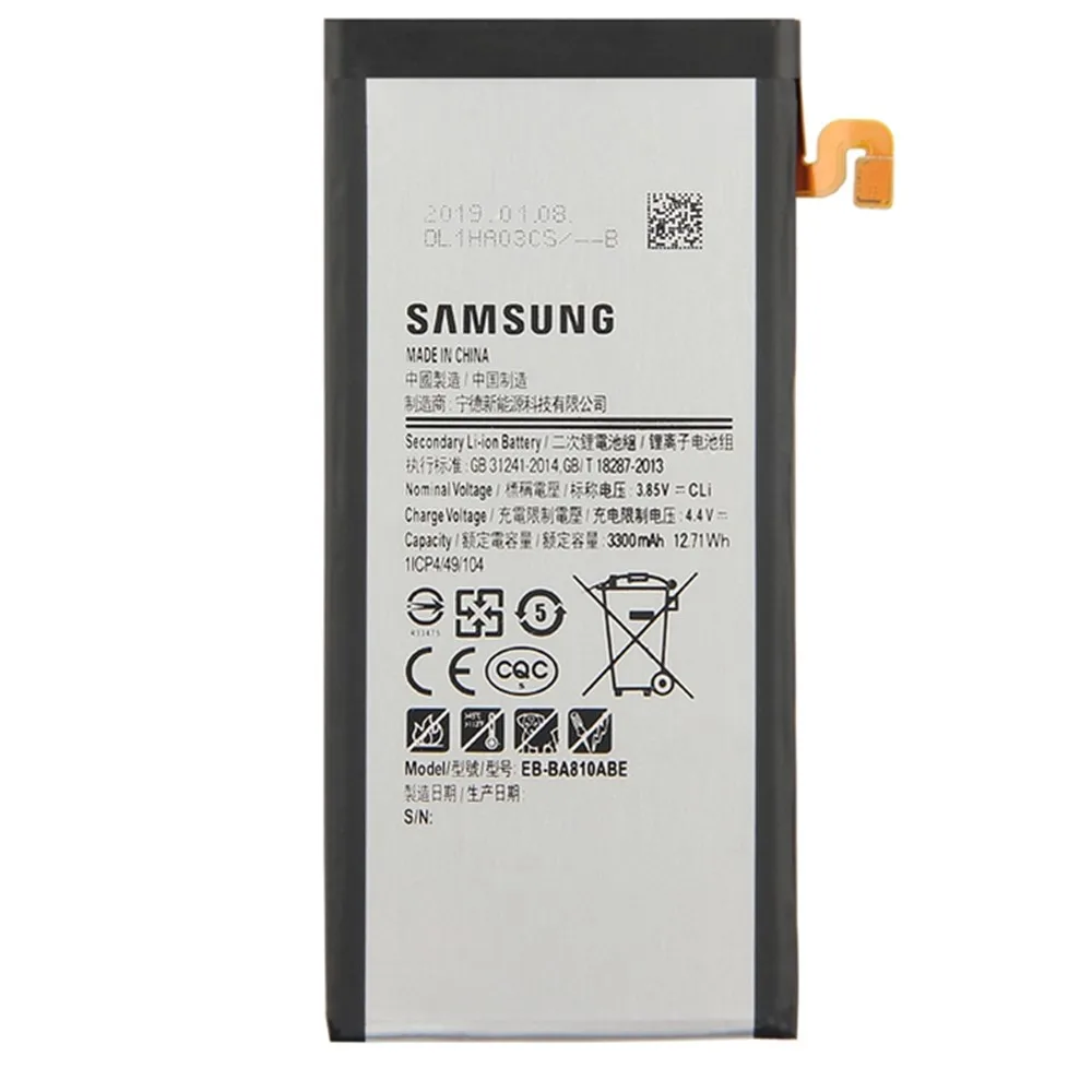 Батарея EB-BA810ABE для Samsung Galaxy A8() SM-A8100 SM-A810F SM-A810YZ SM-A810S A810F/DS 3300 мА/ч+ Инструменты