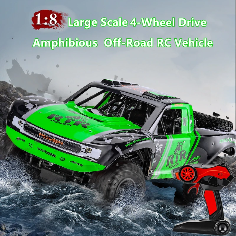 JJRC Q130-A RC Car 2.4G 4WD 48km/h 1:14 High Speed Drift Car Desert Pull  Off-road Truck Vehicle Gift Toys RTR for Children Kids