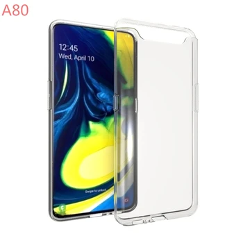 

100pcs/lot High quality transparent smooth Soft TPU Cover Case For Samsung Galaxy A80