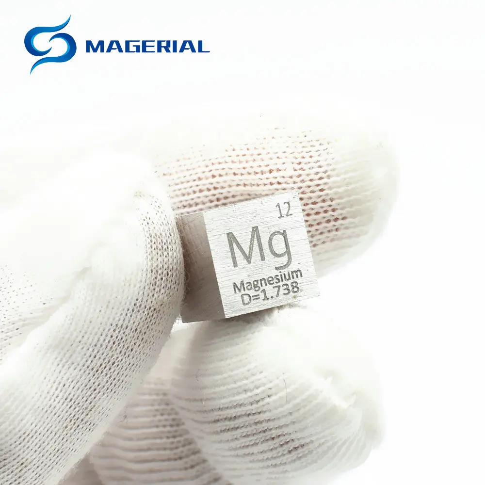 Высокая чистота Magnisum Mg Cbue 99.99% для исследований и разработок элемент металл простое вещество Рафинированный Металл около 10x10x10 мм