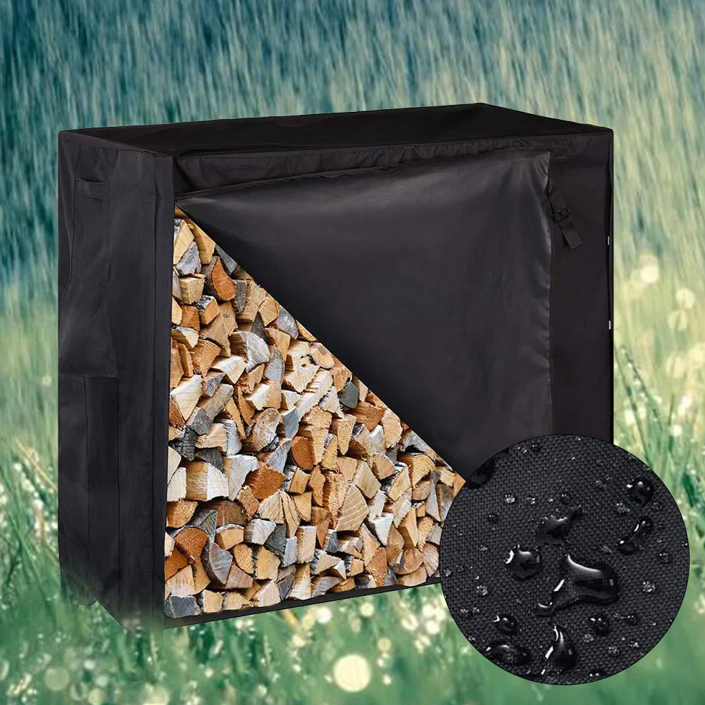 

Practical Outdoor Waterproof Universal Magic Stick Oxford Cloth BBQ Cover Patio Barbecue Protector Anti Dust Firewood Storage