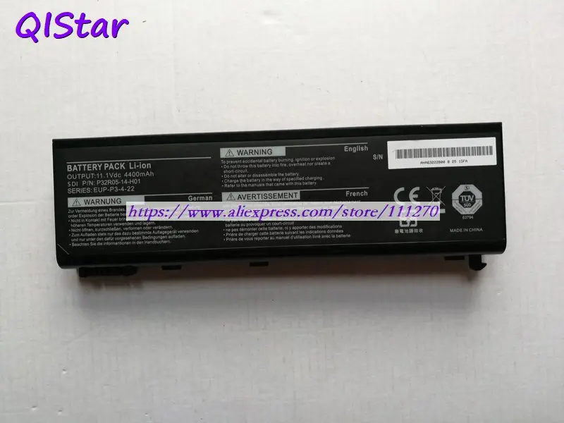 QISTAR 11,1 В 4400 мАч натуральная SQU-702 EUP-P3-4-22 Аккумулятор для ноутбука LG E510 серии/Для Packard Bell EasyNote MZ35 MZ36 SB85 SB86