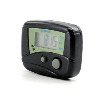 

Black Multifunctional Electronic Digital LCD Run Step Run Pedometer Walking Calorie Counter Distance Clip-on