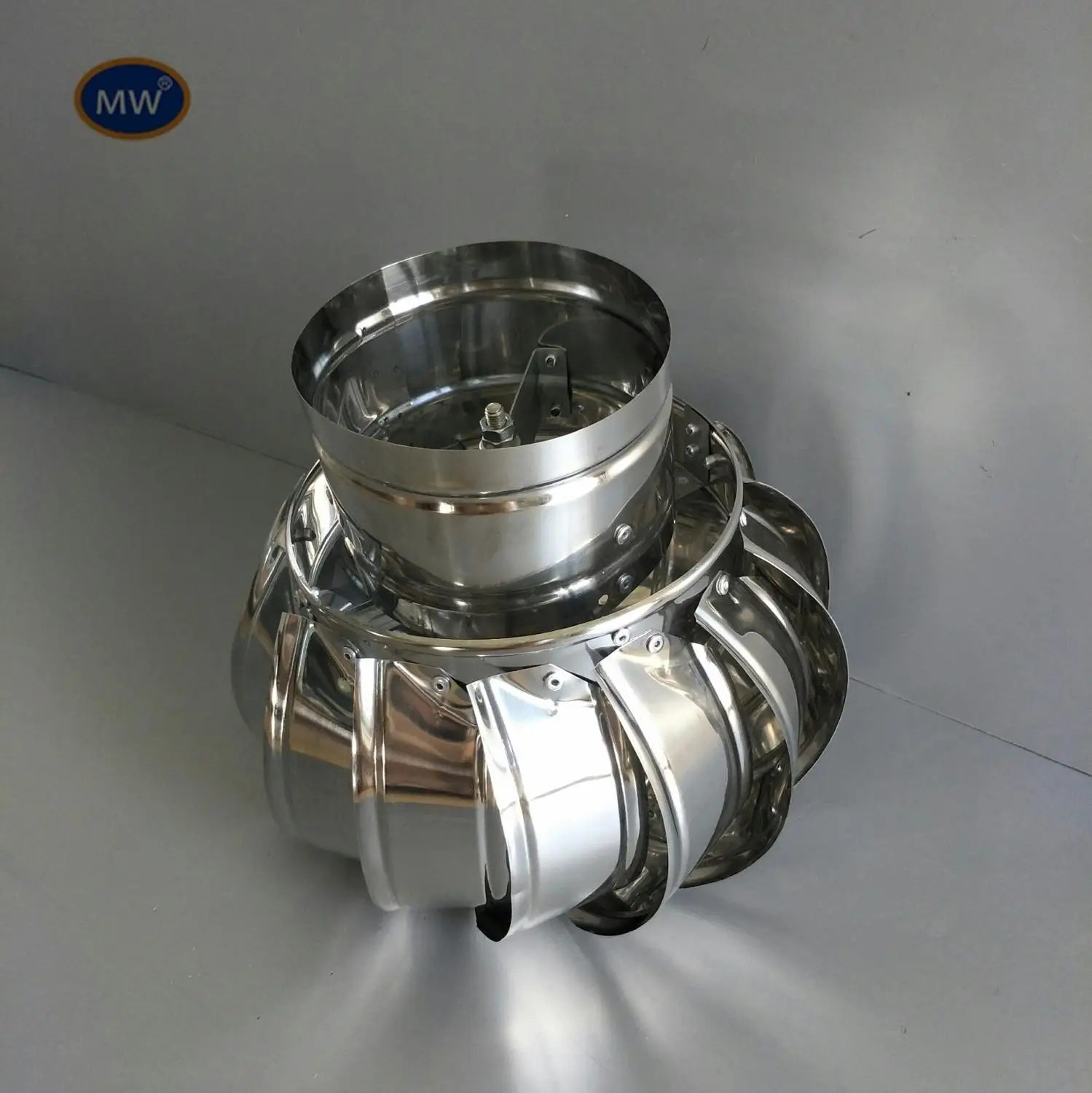 Нержавеющая сталь вращающийся дымоход крышка капота Spinner анти-вниз 100/150 мм Pipefit крыши вентилятор без питания