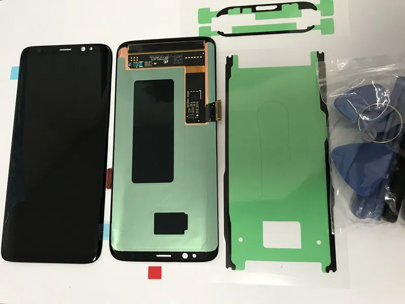 Оригинальный ЖК дисплей Burn in Shadow для Samsung Galaxy S8 G950 G950f с рамкой сенсорный экран