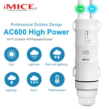 Outdoor WiFi Repeater WiFi Extender Long Range 5G Ultraboost Wi Fi Booster AC600 Wi-Fi Amplifier Wireless Router Access Point Outdoor WiFi Repeater WiFi Extender Long Range 5G Ultraboost Wi Fi Booster AC600 Wi-Fi Amplifier Wireless Router Access Point
