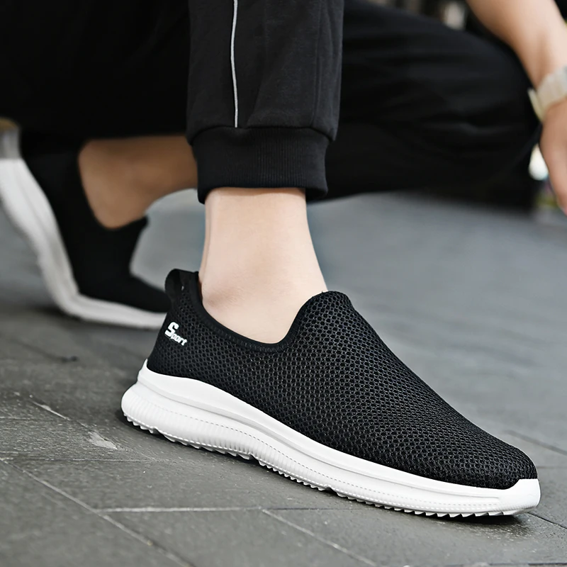Summer Mesh Men Shoes Casual Lightweight Sneakers Men Couple Walking Shoes Breathable Slip on Mens Loafers Zapatillas Hombre - Image 6
