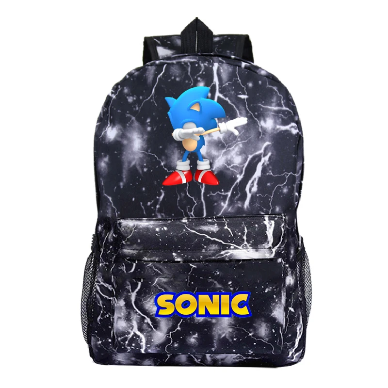 4 Kawaii Sonic рюкзак узор рюкзак для ноутбука красивые мужские и женские дорожные сумки для мальчиков и девочек школьный рюкзак - Цвет: 4