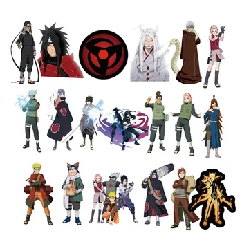 

New Kids Stationary 100 Pcs/set Japan Anime Naruto Sticker For Laptop Luggage Car Skateboard Guitar Fridge Decal