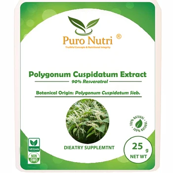

Polygonum Cuspidatum root Extract powder Giant Knotweed 98% Resveratrol 501-36-0 free shipping