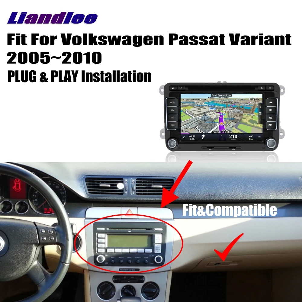 Мультимедийное радио на Android для Volkswagen VW Passat B6 версия 2005 2006 2007 2008 2009 2010 DVD плеер с GPS
