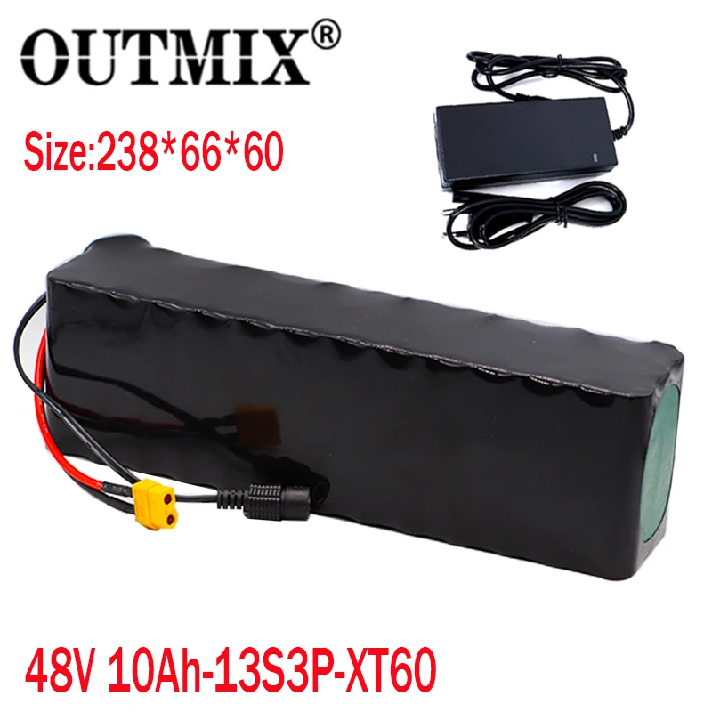 2020 Новый 48V10Ah 1000w 13S3P 48V комплект литий ионный батарей для электровелосипеда 54 6 v E