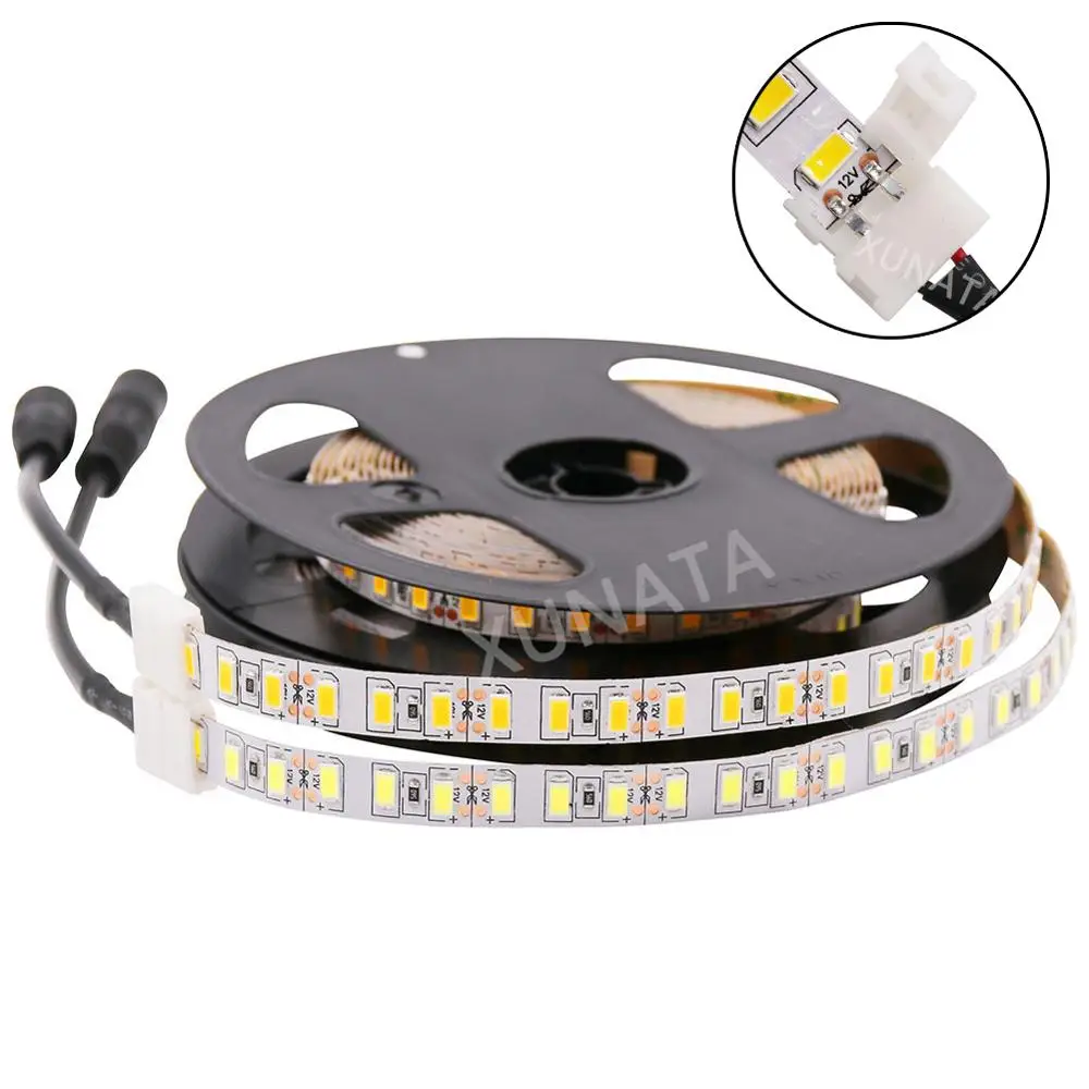 

50cm 1m 2m 3m 4m 5m 5630 Led Strip Light 12V DC 120leds/m Flexible LED Ribbon Tape Light 120LED with DC Plug Non Waterproof
