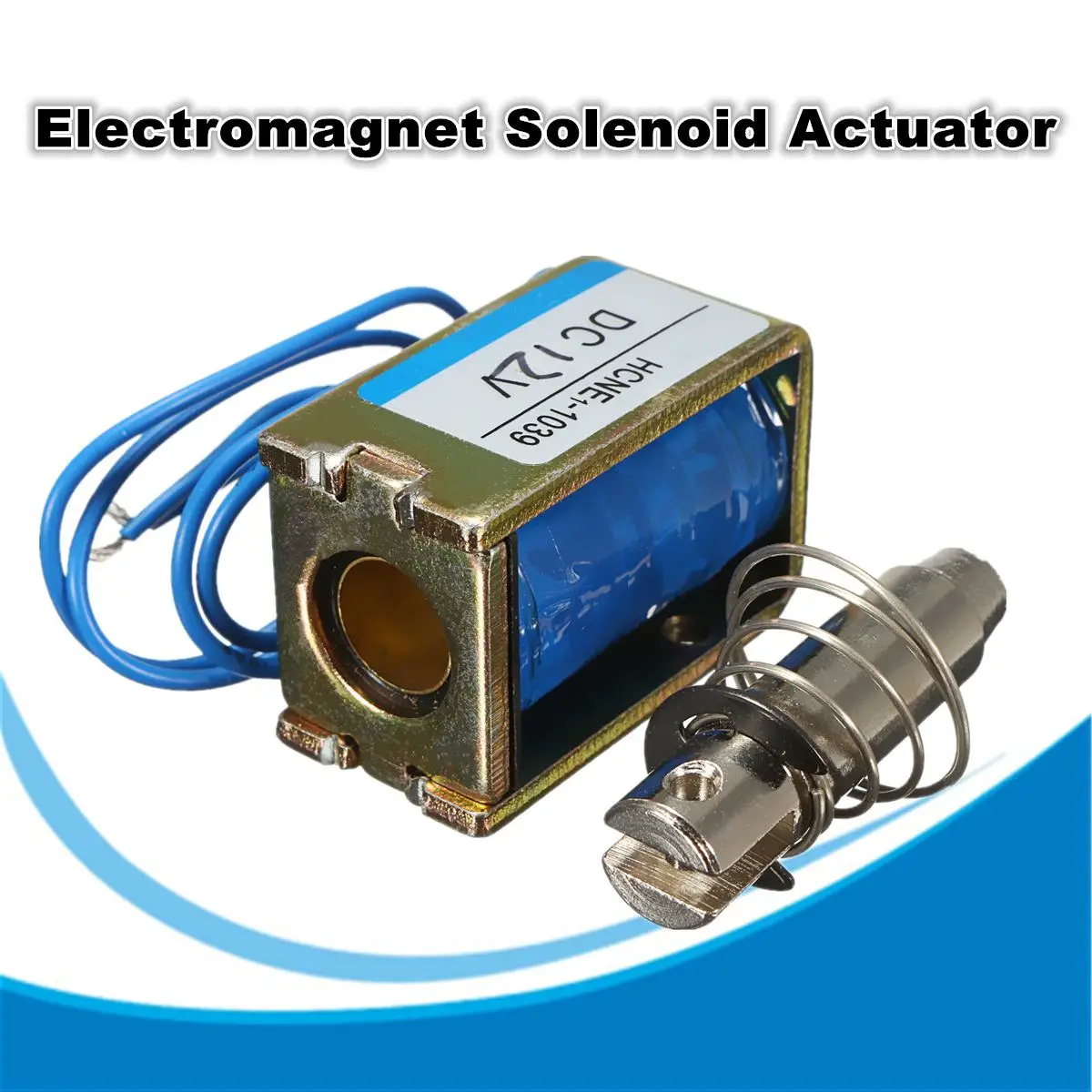 DC 24V Push-Pull Open Frame Electric Solenoid Valve Actuator Electromagnet 10mm