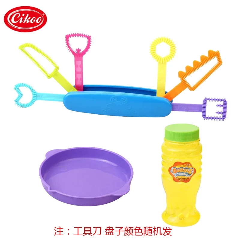 Bubble инструмент нож CIKOO ликер вкус Детская Игрушка Дети дуя пузырь палочка детский рот набор