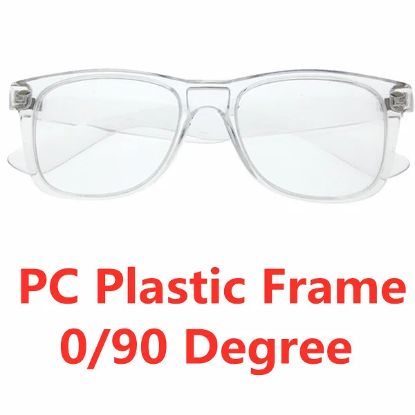 1pcs Clip-on/PC Plastic/Mental Frame 3D Glasses Polarized Eyewear for Imax Movies/Cinemas,Linear Passive 0/90 45/135 3D Glasses 