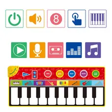 148*60 см детское негабаритное музыкальное одеяло для танцев, детское одеяло для танцев, коврик для игры на пианино, профессиональная Мода