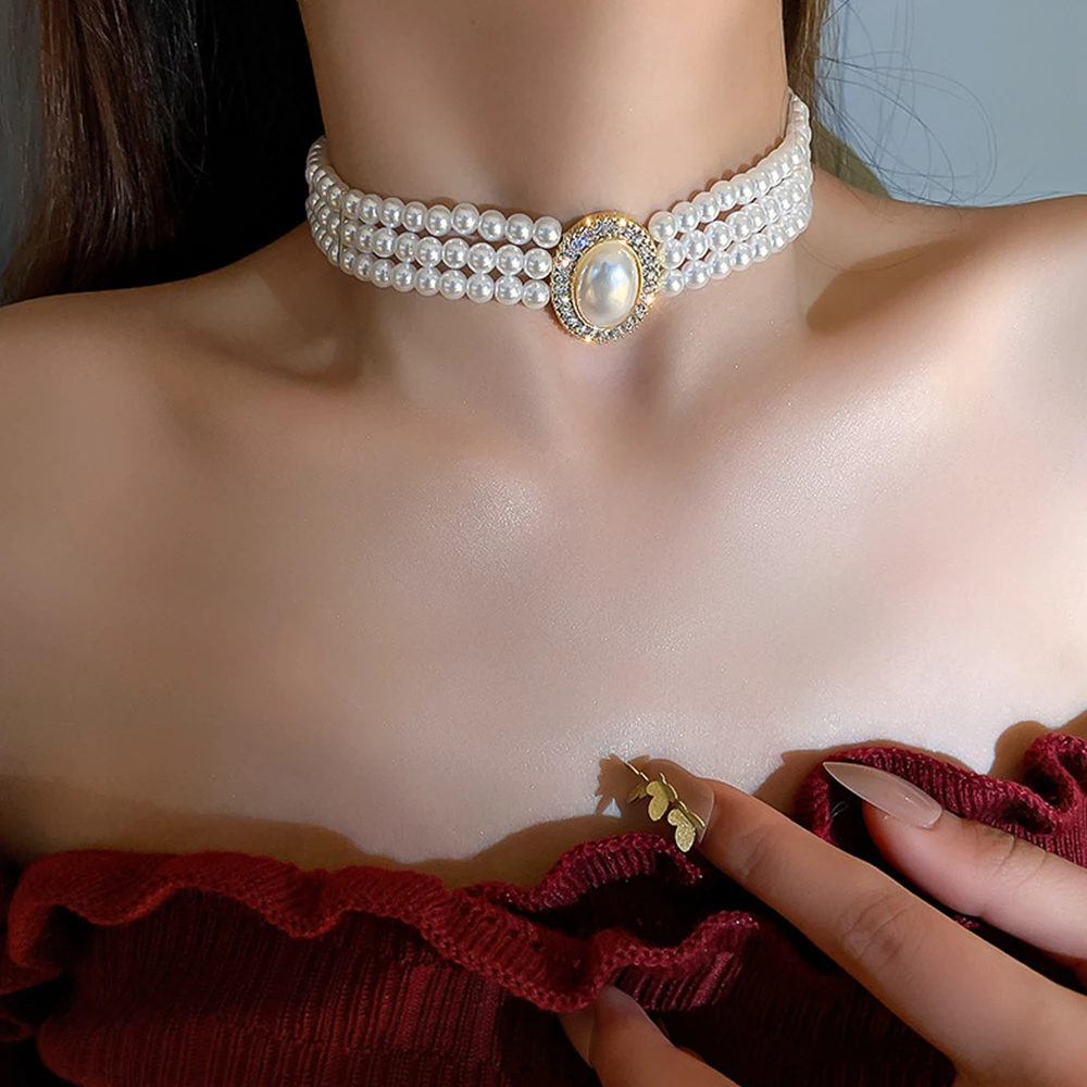 Women Luxury Neck Collar Necklace Gifts 