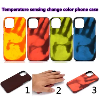 

Temperature Sensing Change Color Phone Covers for IPhone 8 7case 6 6s 7Plus 11 11Pro X XS XR 11ProMAX SE High-quality Matte Case