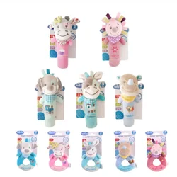 Hochet à main pour bébé de 0 à 12 mois, Animal, jouet doux, mobile, mignon, en peluche, sensoriel, pour tout petit, 1 pièce 