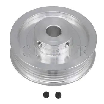 

CNBTR V-Type Belt Pulley 5 Slots with 2 Screw 10mm Inner Hole Dia 58mm Dia