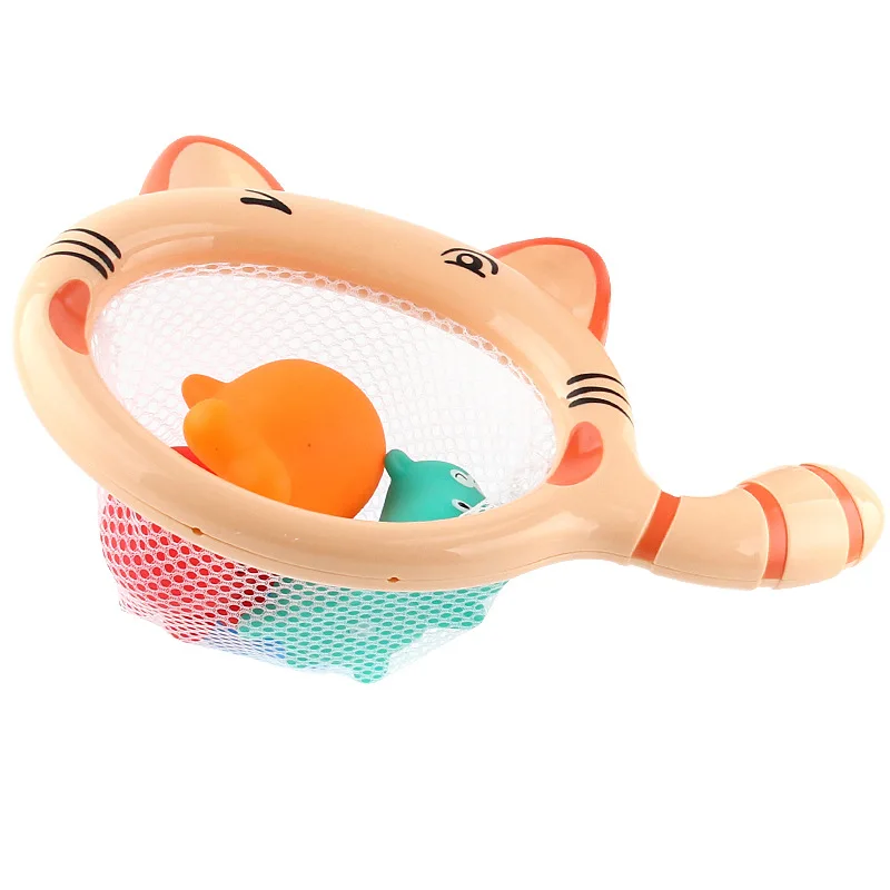 

Baby Fish Catching Water Toys Children Cat Fishing Play with Water Bath Toy Animal Fish Catching Dredge Small Animal Set