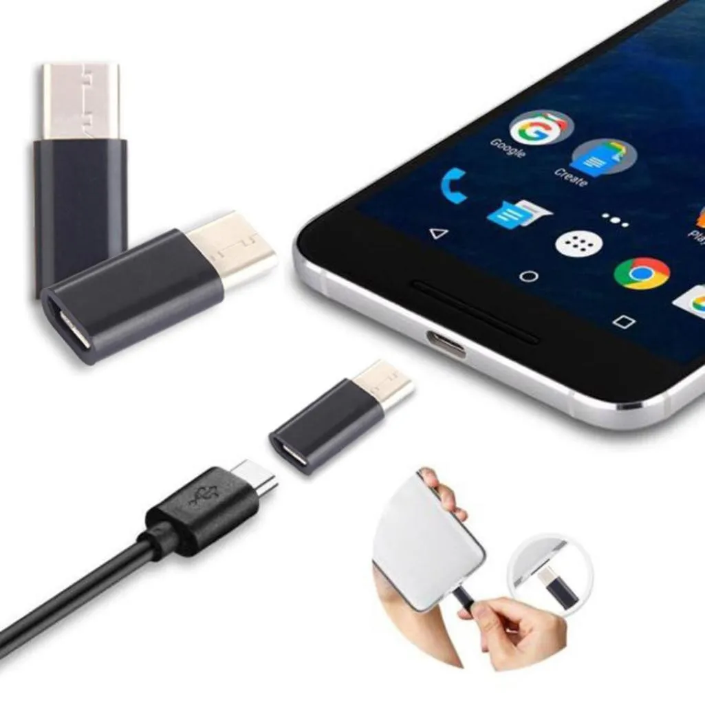 5 упаковок USB адаптер Type C к Micro для зарядки данных конвертер Samsung Galaxy S9 мобильный