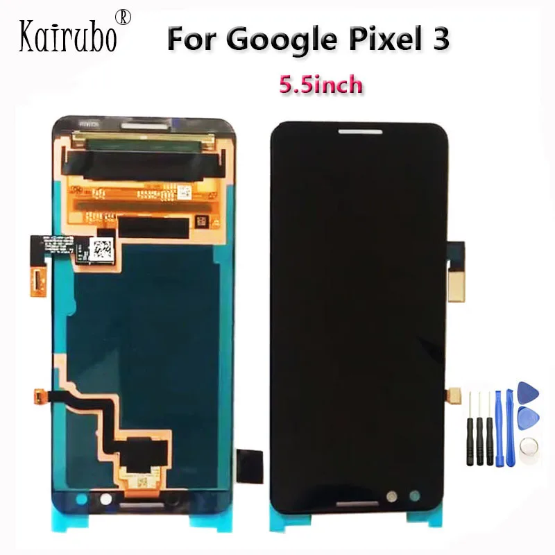 

5.5inch For HTC Google Pixel 3 LCD Display Screen + Touch Panel Screen P-OLED Touch Digitier Frame Assembly Replacement Parts