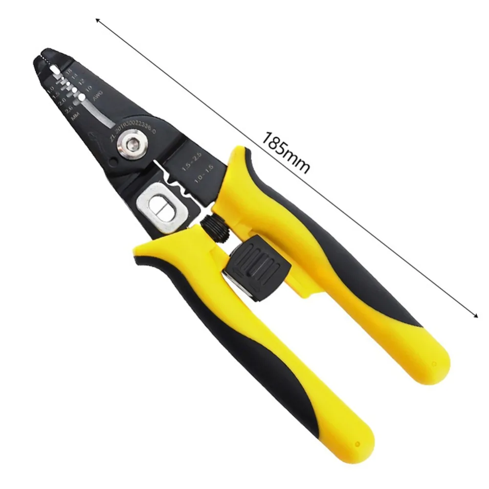 Pince Multifonction 5 En 1 Électricien - Dénude, Sertit, Coupe - Outil Bricolage