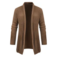 Мужской свитер, куртки, повседневный однотонный вязаный Тренч, пальто, куртки, Кардиган с длинным рукавом, верхняя одежда, ветровка, мужская куртка